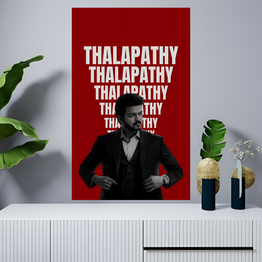 Vijay Posters #01 | Thalapathy Wall Art