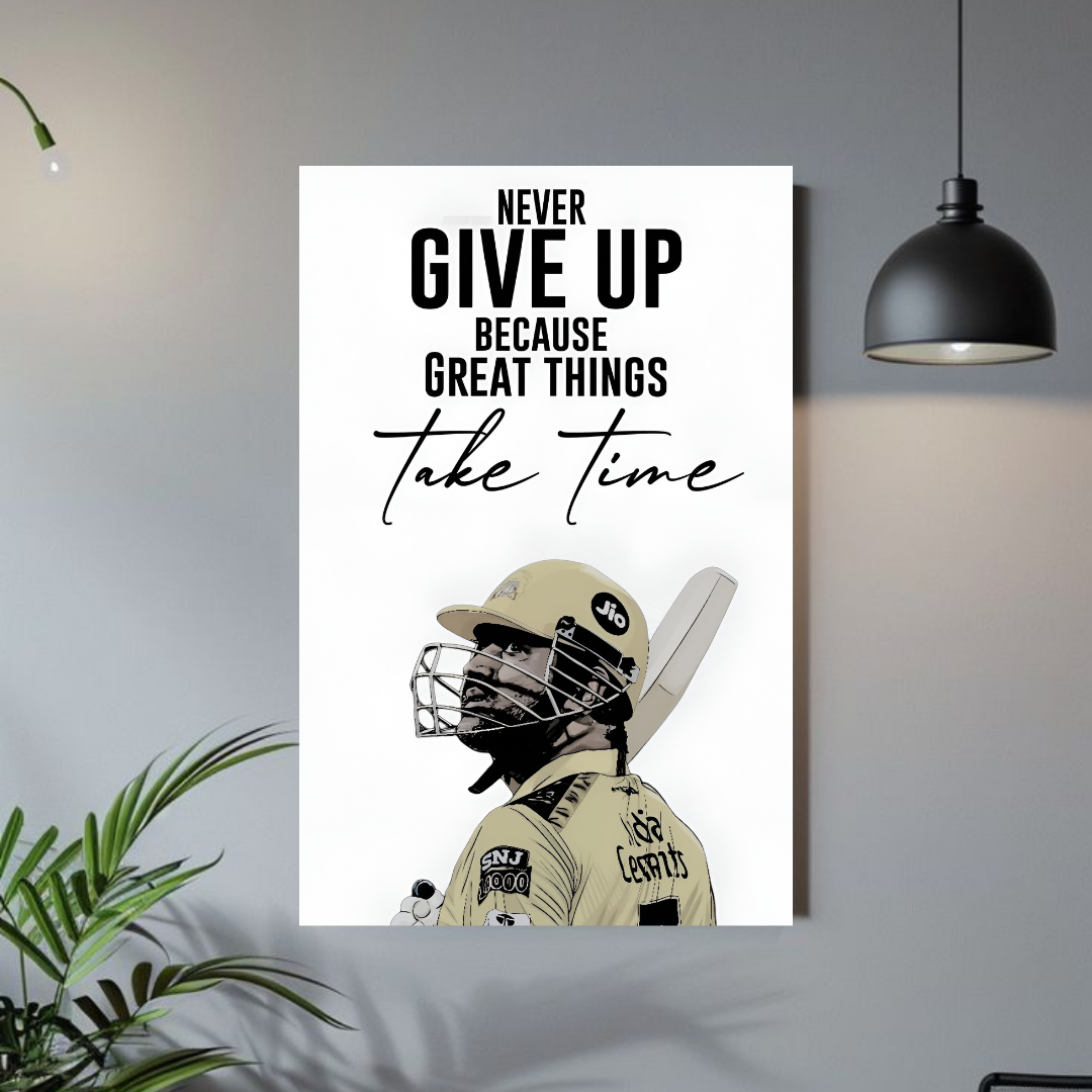 MS Dhoni | Cricket Legends Collection #02 | Iconic Wall Art