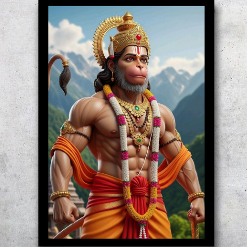 Hanuman Ji #07 | Devotional Poster