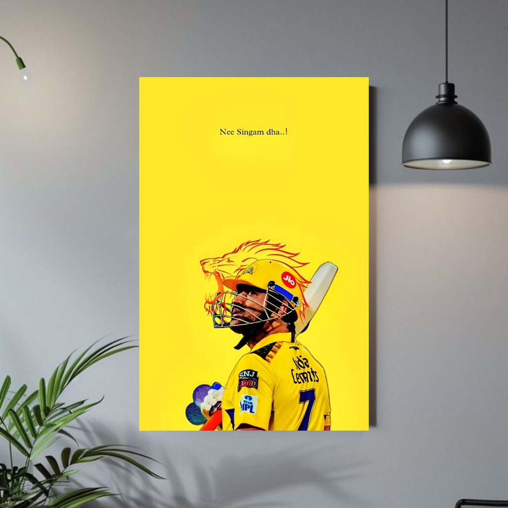 MS Dhoni | Cricket Legends Collection #03 | Iconic Wall Art