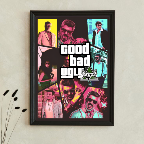 AK Posters #04 | Ajith Kumar Wall Art