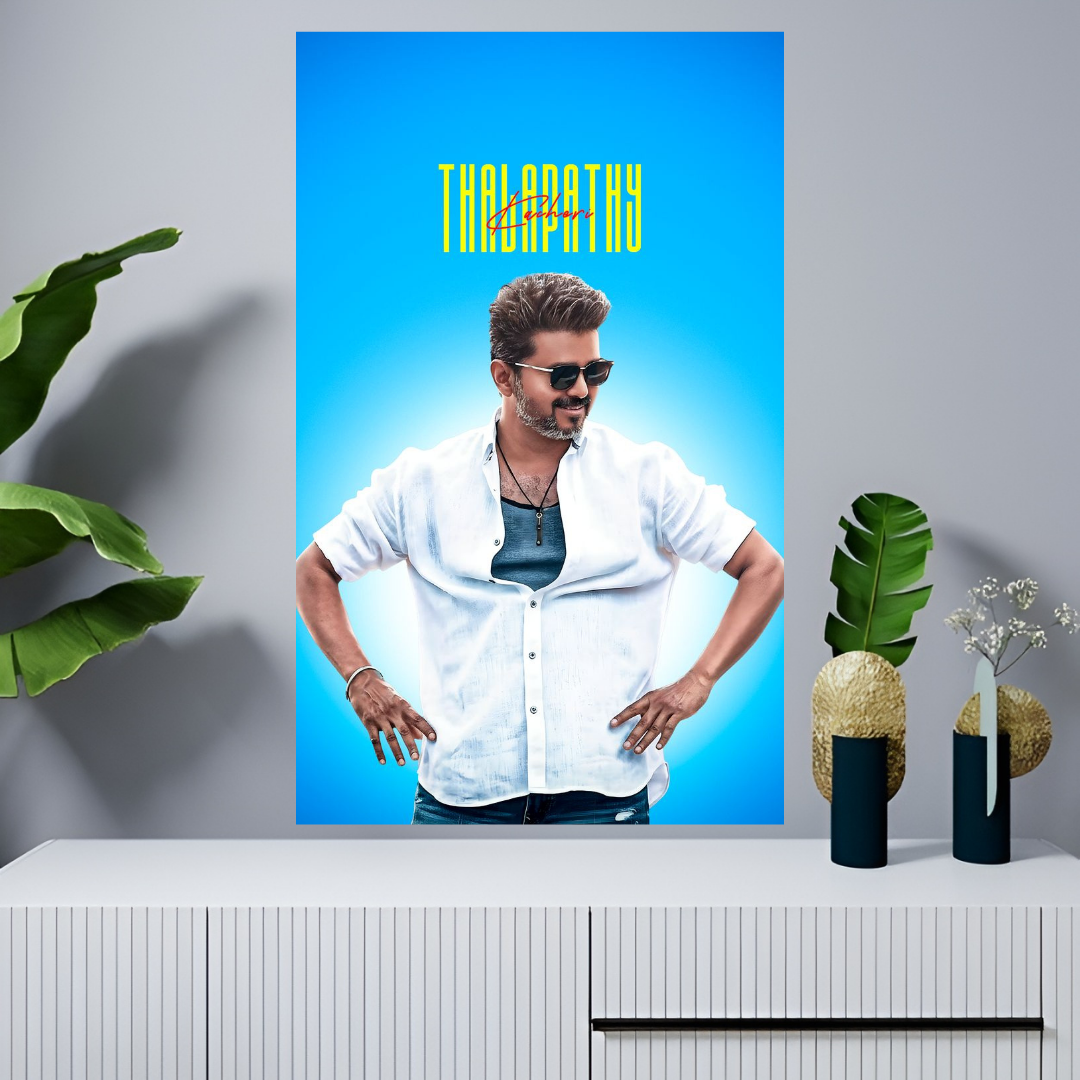 Vijay Posters #15 | Thalapathy Wall Art