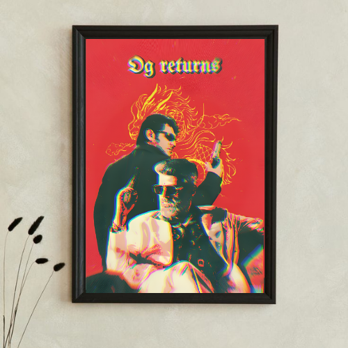 AK Posters #08 | Ajith Kumar Wall Art