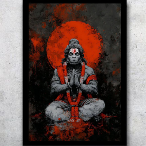 Hanuman Ji #14 | Devotional Poster