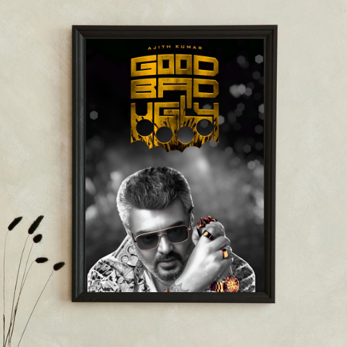 AK Posters #09 | Ajith Kumar Wall Art