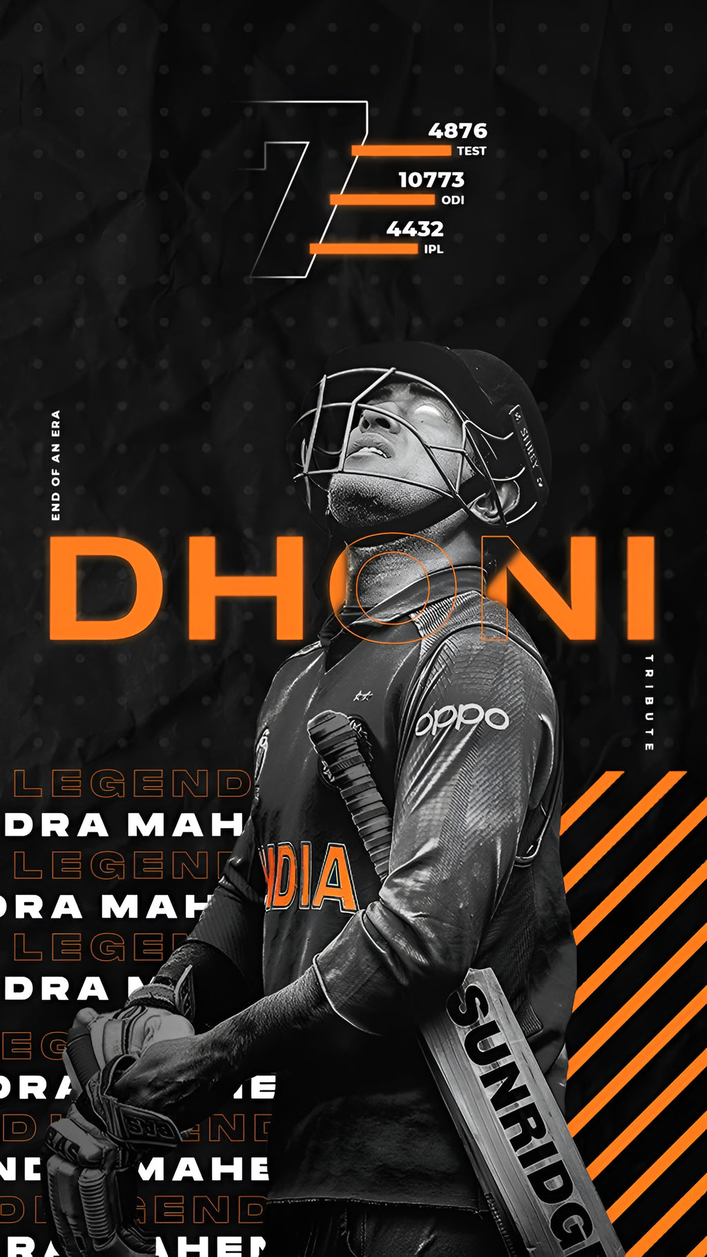 MS Dhoni | Cricket Legends Collection #01 | Iconic Wall Art