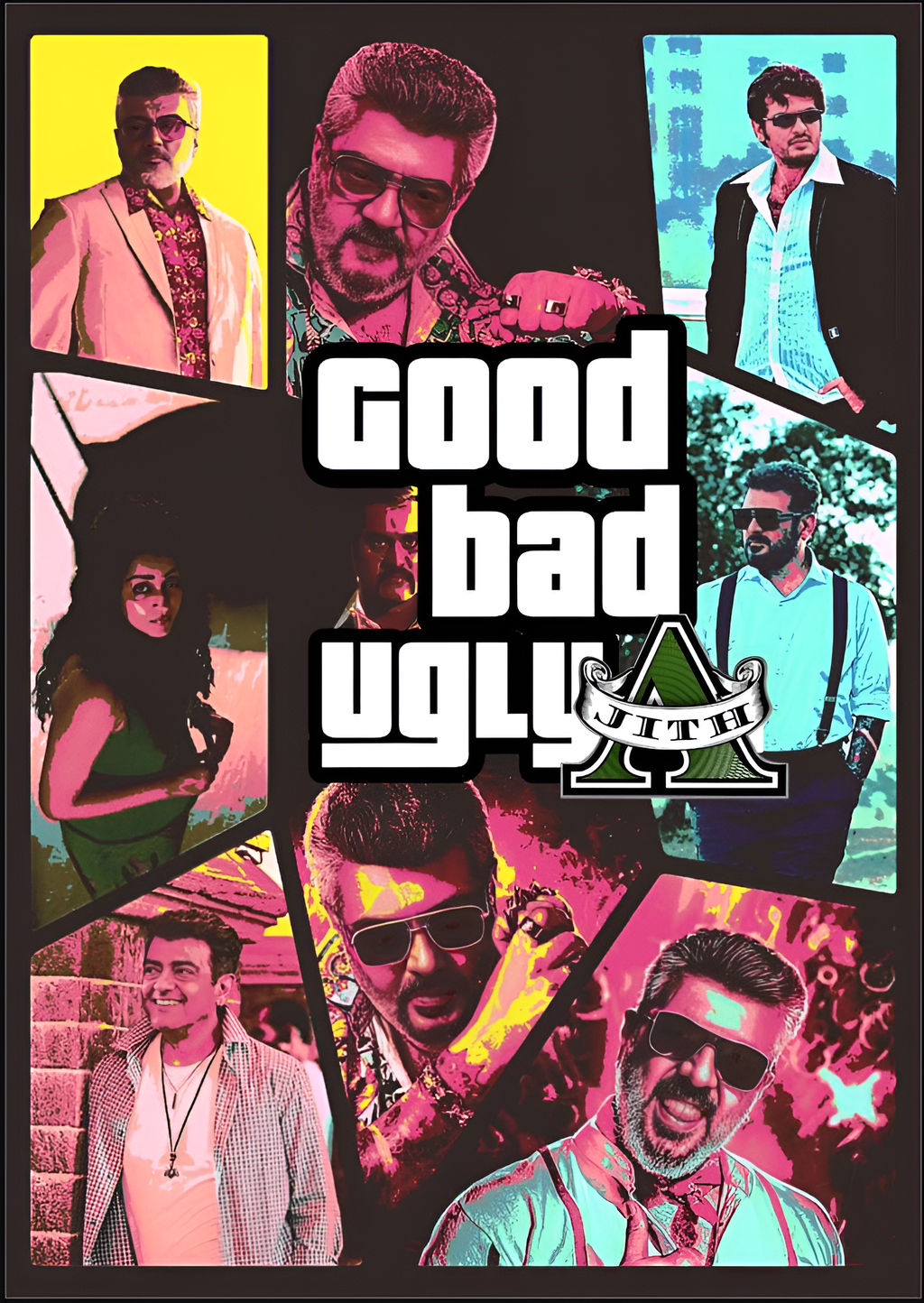 AK Posters #04 | Ajith Kumar Wall Art