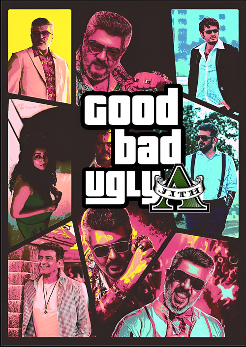 AK Posters #04 | Ajith Kumar Wall Art